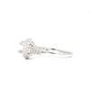 costar antique filigree halo semi mounting diamonds 0.75ctw 14k white gold