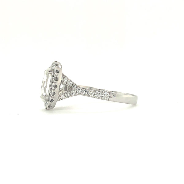Christopher Designs L' Amour Crisscut Oval 1.07ct Diamond Ring GIA Certified | Blacy's Fine Jewelers