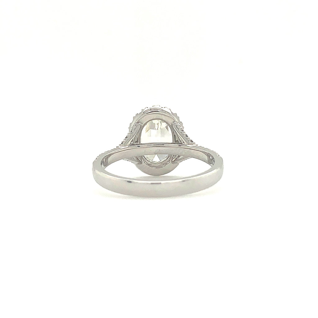 Christopher Designs L' Amour Crisscut Oval 1.07ct Diamond Ring GIA Certified | Blacy's Fine Jewelers
