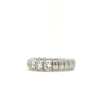 zydo italy eternity stretch diamond 1.71ctw band 18k white gold