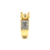 simon g invisible set baguette and princess cut diamond semi mounting ring 18 kt 1.80 ctw