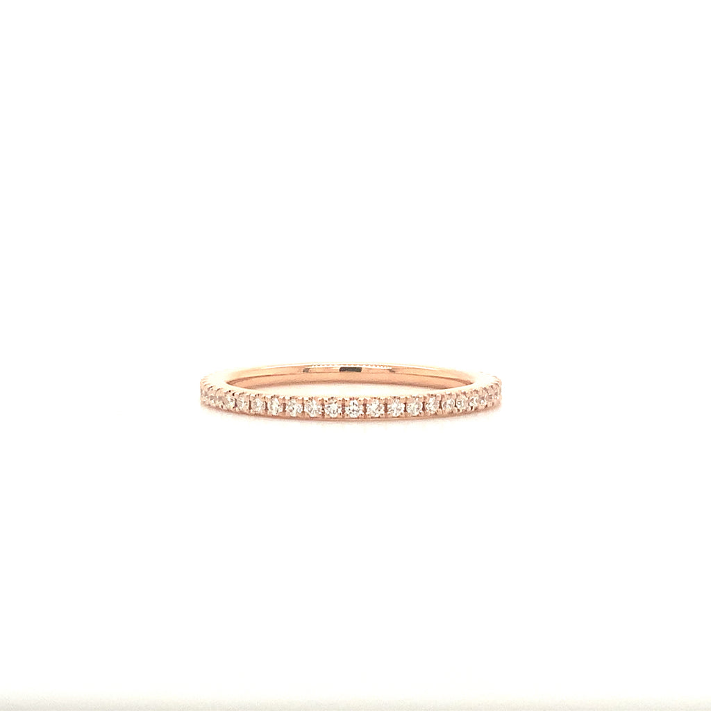Memoire Eternity Rose Gold Diamond Band 0.33 tw. - Image 2 of 4