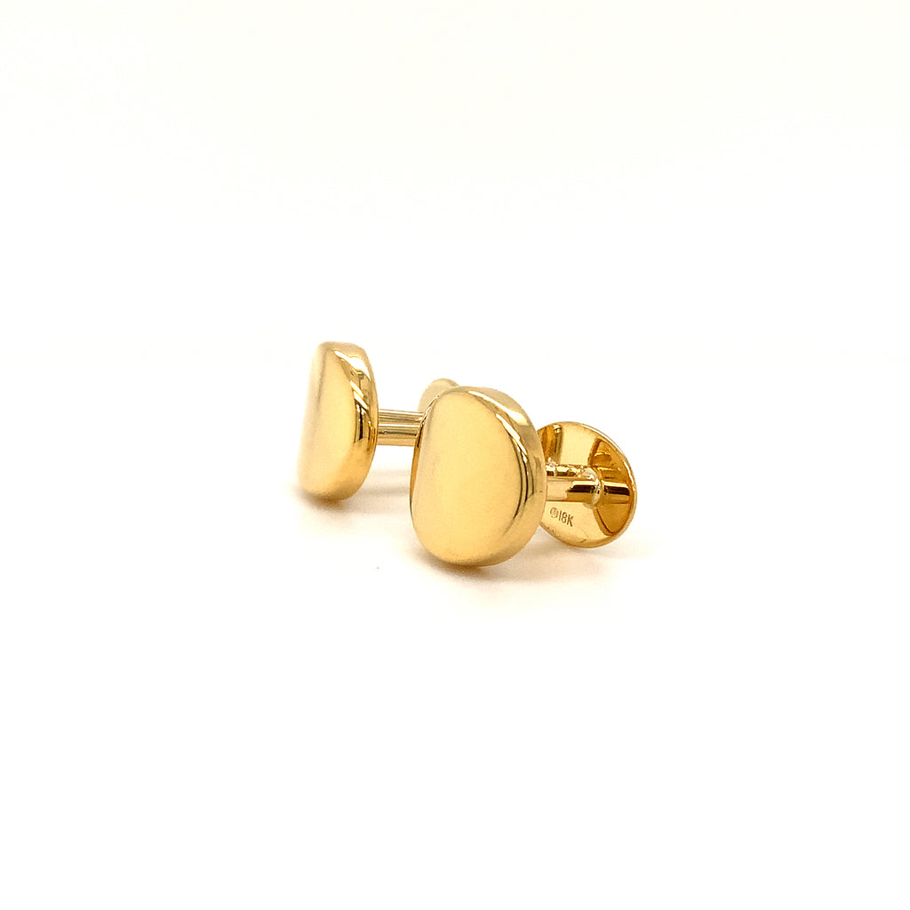 dolan & bullock 18k yellow gold tuxedo button stud set
