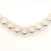 cultured akoya pearl necklace 6.5 mm round 16 inches long 14 kt yellow gold clasp