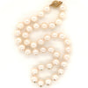 natural south sea pearl necklace 9-9.5mm 18k yellow gold