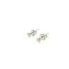 martini set stud diamond earring  0.20 cts tw  14 karat white gold