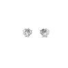 martini set stud diamond earring  0.20 cts tw  14 karat white gold