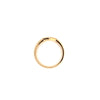 stackable "v" shaped diamond band set in 14 kt yellow gold  0.10 cts t.w.