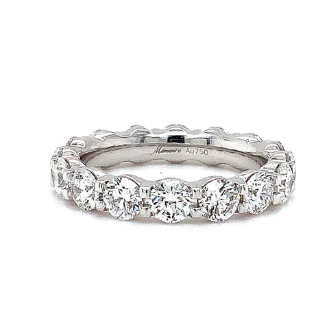 Memoire Petite Prong Eternity Diamond Band Set in Platinum 3.27 cts t.w. - Image 1 of 5