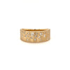 stackable fashion diamond band 0.30ct set in 14k yellow gold