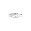 classic diamond band 14k white gold