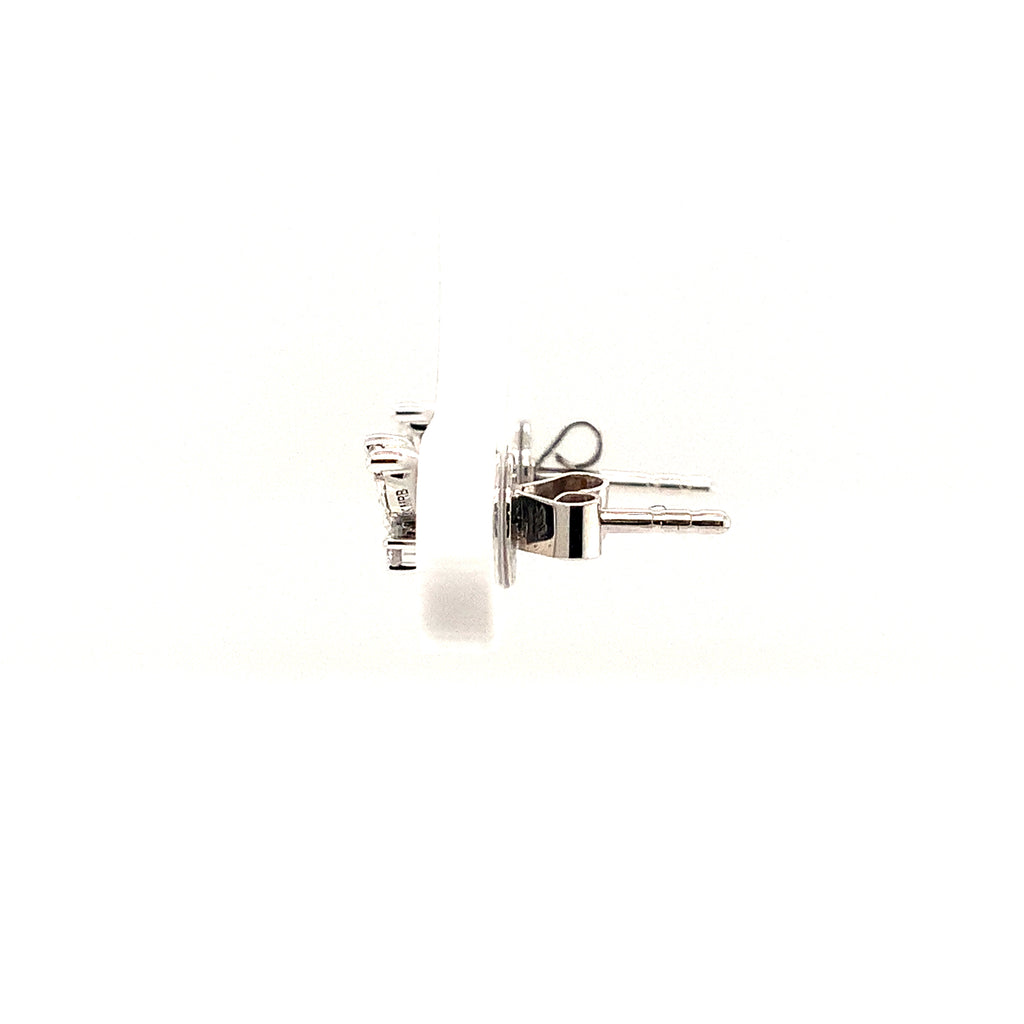 Little Butterfly Diamond Stud Earring set in 14K White Gold - Image 3 of 3