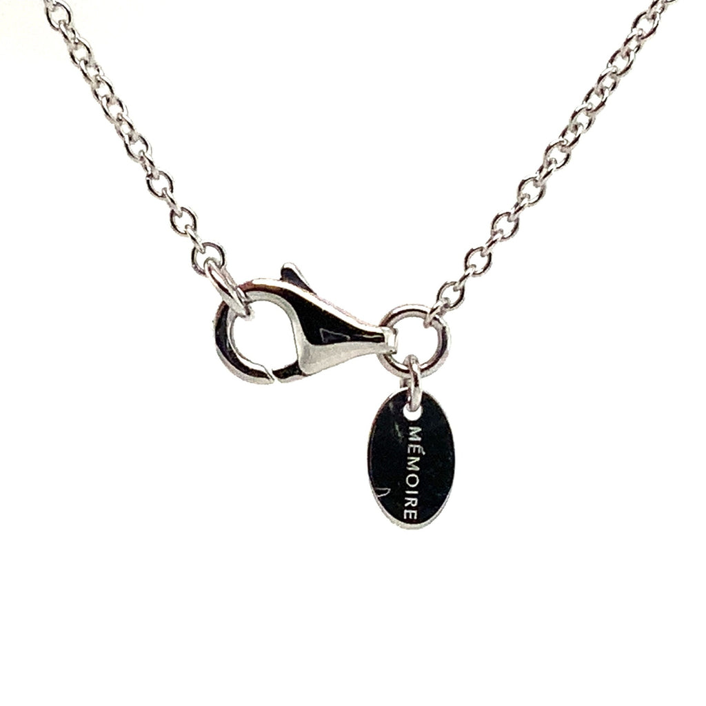 Memoire Collection Diamond 1.98 cts Station Necklace Set in 18K White Gold - Image 5 of 6