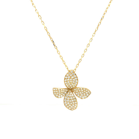 Afarin Collection Pavé Medium Garden Diamond Pendant set in 18 kt Yellow Gold - Image 1 of 7