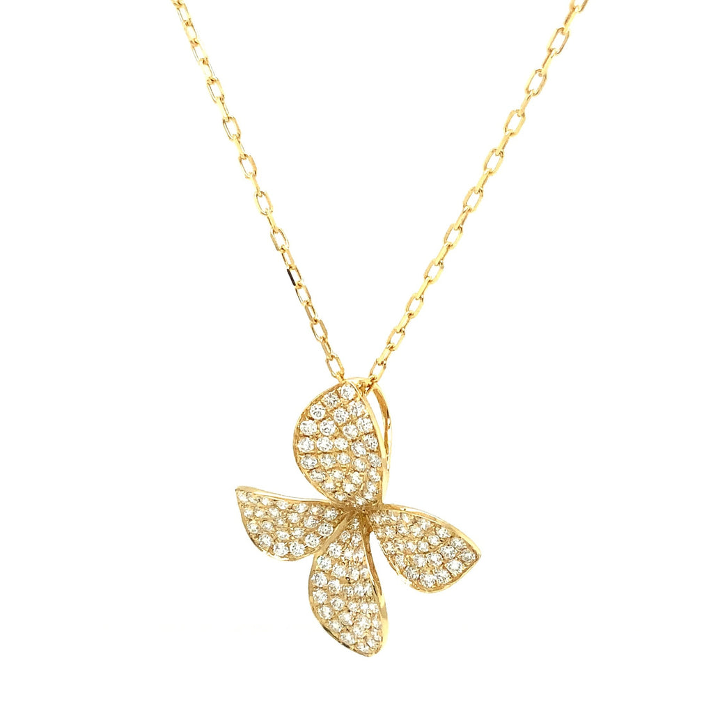 Afarin Collection Pavé Medium Garden Diamond Pendant set in 18 kt Yellow Gold - Image 4 of 7
