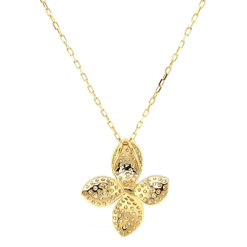 Afarin Collection Pavé Medium Garden Diamond Pendant set in 18 kt Yellow Gold - Image 5 of 7
