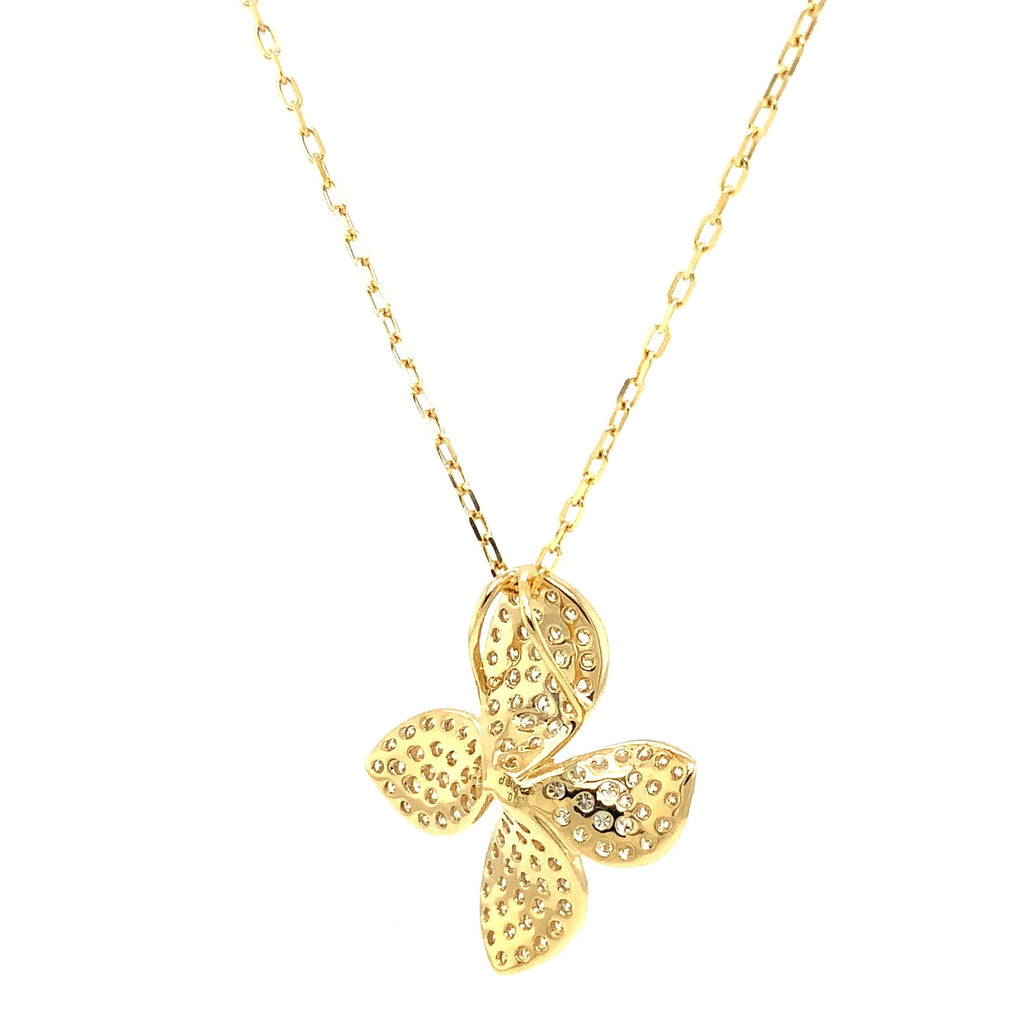 Afarin Collection Pavé Medium Garden Diamond Pendant set in 18 kt Yellow Gold - Image 6 of 7