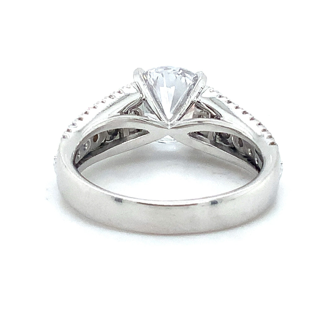 Christopher Designs Crisscut® Diamond Semi-Mount Setting is set in18K White Gold - Image 4 of 5
