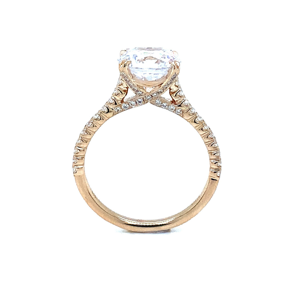 Christopher Design Engagement Diamond Semi-Mounting  Ring Fashioned in 14K Yellow Gold - Image 5 of 5