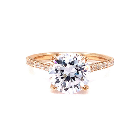 Christopher Design Engagement Diamond Semi-Mounting  Ring Fashioned in 14K Yellow Gold - Image 1 of 5