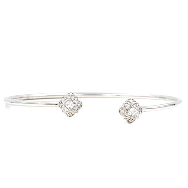 White Gold Wire Bracelet | Blacy's Fine Jewelers