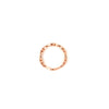 stackable fancy beaded avril  shaped diamond band set  in 14 kt rose gold.