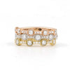 christopher designs stackable diamond band 17 diamonds 0.25ctw 18k rose gold