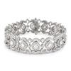 christopher designs crisscut® diamond lace beyaz bracelet 18k white gold