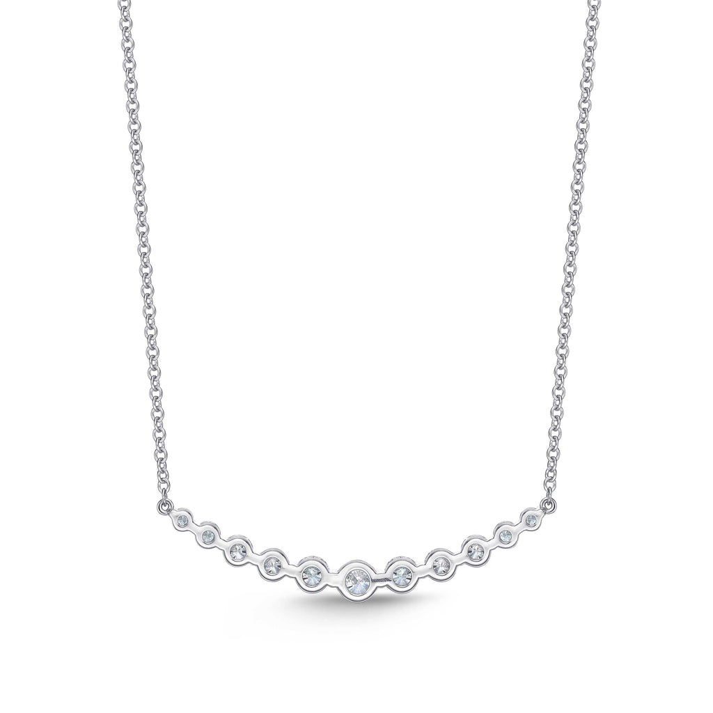 Memoire Diamond Classic Smile Necklace | Blacy's Fine Jewelers