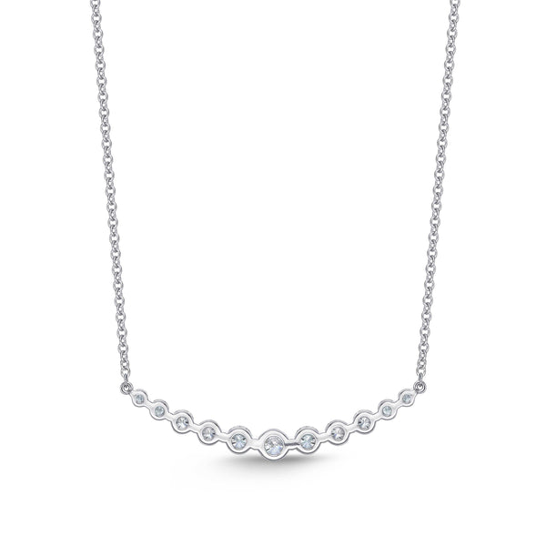 Memoire Diamond Classic Smile Necklace | Blacy's Fine Jewelers