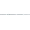Memoire Classic Bar Necklace 12 Round Brilliant Diamonds Equal 0.29 ctw 18K White Gold | Blacy's Fine Jewelers