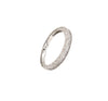 vintage look wedding band round brilliant cut diamonds 14k white gold