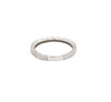 vintage look wedding band round brilliant cut diamonds 14k white gold