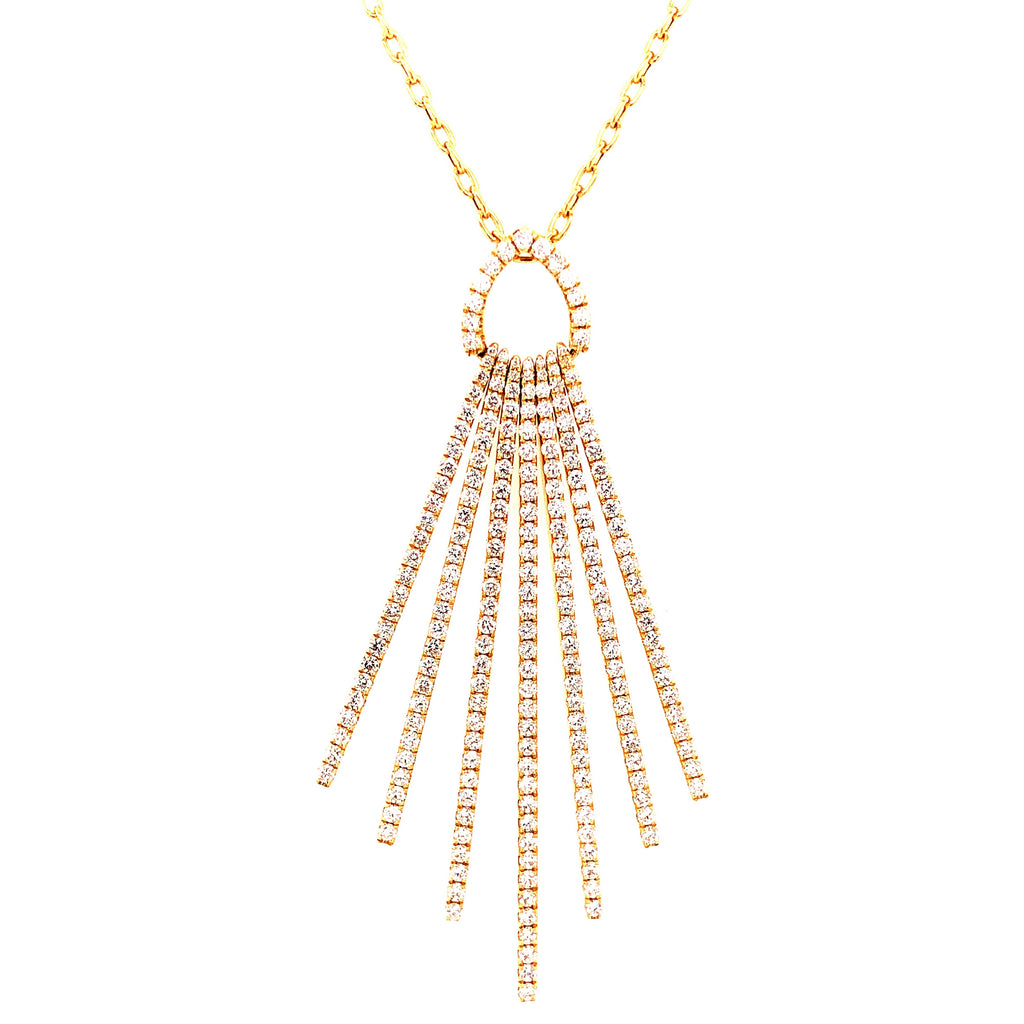 Afarin Collection Diamond Pendant 2.26 cts. Set in 18K Yellow Gold - Image 2 of 10