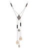 mastoloni pearl pavée diamond lariat with black onyx necklace 18k white gold