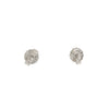 akoya aa white pearl studs earring 14k white gold 6.5 mm