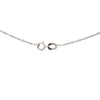 oval south sea cultured pearl and diamond pendant 0.12 cts t.w. 14 kt white gold pendant and chain