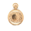 antique a. w waltham diamond 40 mm pocket watch hand engraved in 14 kt rose gold