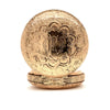 antique a. w waltham diamond 40 mm pocket watch hand engraved in 14 kt rose gold