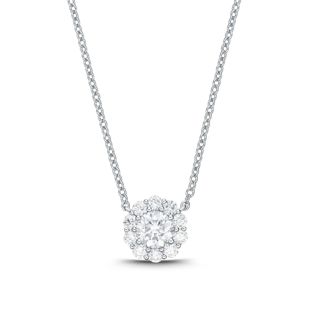 Memoire Blossom Collection Diamond Necklace | Blacy's Fine Jewelers