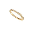 milgrain bezel set diamond band round brilliant cut diamonds 0.30ctw 14k yellow gold