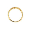 milgrain bezel set diamond band round brilliant cut diamonds 0.30ctw 14k yellow gold