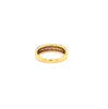 Mayfield  Ombre Corrundum 3 Row Paved Band Blue, Pink, Yellow, and Green Sapphire 18K Yellow Gold | Blacy's Fine Jewelers