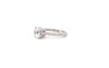 asba collection pave 4 prong round diamond semi mounting 14 kt white gold 0.44 ct t.w.