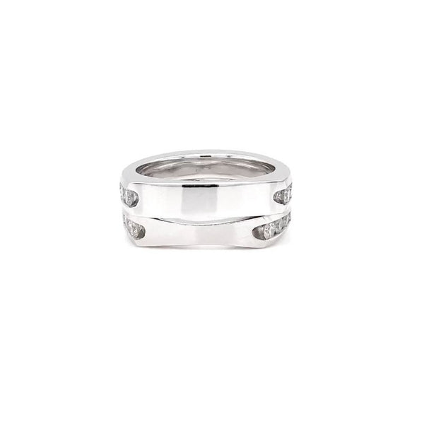dioro euro diamond semi mounting wedding set 1.5 ctw 14k white gold
