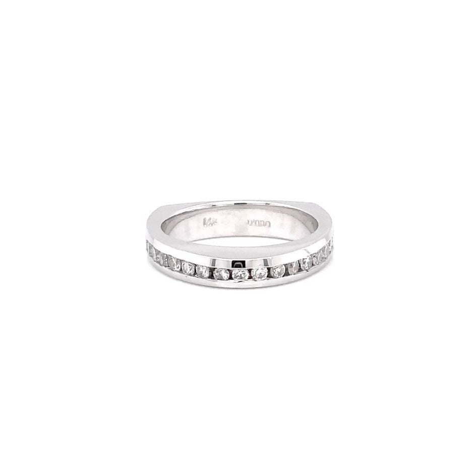dioro euro diamond semi mounting wedding set 1.5 ctw 14k white gold