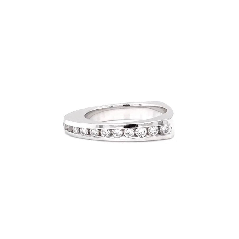 dioro euro diamond semi mounting wedding set 1.5 ctw 14k white gold