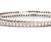 flexi double row diamond tennis bracelet 6.50 carats t.w.14k white gold