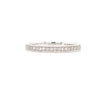filigree milgrain beaded stackable diamond band 14k white gold 0.25