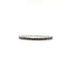 black diamond stackable band in 18 kt white gold. 0.37 cts.